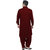 Arzaan Creations Classic Maroon Pathani Suit