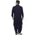 Arzaan Creations Navy Blue Pathani Suit