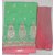 Anjali Pink And Green Cotton Embroidered Salwar Suit Dress Material (Unstitched)