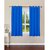 Lushomes Sky Diver Plain Cotton Curtains With 8 Eyelets for Windows