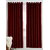 Geonature Maroon polyster Eyelet Door Curtains Set Of 6 Size 4X7 (G6CR7F-106)