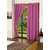 Lushomes Bordeaux Plain Cotton Curtains With 8 Eyelets for Long Door