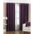 Homefab India Set Of 2 Royal Silky Purple Window Curtains