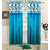 Homefab India Set Of 2 Stylish Aqua Blue Window Curtains