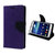 Mercury Goospery Wallet Flip Cover For Sony Xperia Z3 -Purple