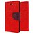 Mercury Goospery Wallet Flip Cover For Microsoft Lumia 535 -Red