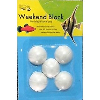 Buy Toya Holiday Fish Food weekend block Online @ ₹100 from ShopClues