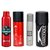 Combo of Old spice deo + Point Blank Deo+ Pencil Deo + Slazenger Deo