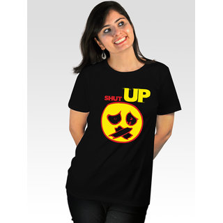 Incynk Women's Shut Up Tee (Black)