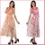 Westchic Multicolor Floral Fit & Flare Dress For Women