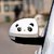 Car sticker panda eye