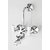Ganga Liva Wall Mixer 3 In 1 System With Provision For Both Telephone Shower  Overhead Shower Faucet