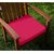 Lushomes Cotton Rasberry Chair Pads with 4 Strings and Foam Filling (2 pcs)