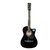 Jixing acoustic guitar DD-380C, BLACK