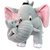 Tabby Toys Cute Mother Elephant With Two Babies  - 40 cm (Grey)