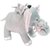 Tabby Toys Cute Mother Elephant With Two Babies  - 40 cm (Grey)