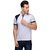 Scott Crackle Men Dryfit White with Navy Blue T-shirt (Jersey)
