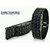 Rectangle Dial Silver Metal Strap Mens Quartz Watch