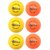 GIBBS Cricket WindBall Pack of 6 (3 Yellow ,3 Orange)