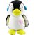 Tabby Toys Penguine Soft With Ear Muff  - 25 cm (White, Black)