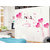 Oren Empower Pink Love Heart Decorative Wall Sticker (96 cm X cm 125, Pink)