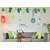 Oren Empower Green Leaf Decor Removable Diy Wall Stickers (120 cm X cm 260, Multicolor)