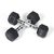 Weight Lifting Hex Rubber Dumbbells 2 KG X 2