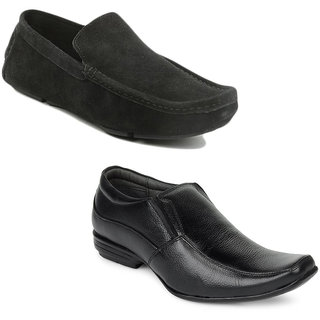 Kewl Instyle Men's Black Casual Shoes