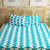 Story@Home 120 TC 100 Cotton Blue 1 Double Bedsheet With 2 Pillow Cover-CN1403
