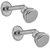 Kamal Roma Overhead Brass Shower With Arm (Set Of 2)