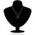Mahi CZ D Letter Gold Plated Pendant for Women PS1100154G