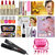 Wedding Collection Beauty Combo Makeup Sets With Gold Facial Kit Straightener  Dryer