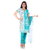 RangoliSF Cotton Printed Blue Unstitched Salwar Suit Dress Material (RSFG1411)