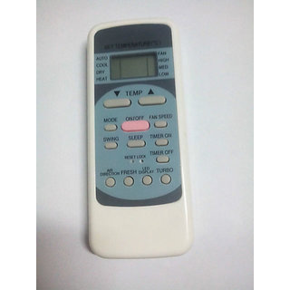 Compatible Carrier Llyod,Videocon,electrolux Voltas AC Remote Control