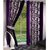 Geonature Purple Kolavery polyster Eyelet Door Curtains Set Of 6 Size 4X7 (6CUR7F114)