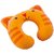 Intex 68678 Inflatable Travel Pillow Cat Shape Orange