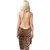 Glamorous Open Back, Leopard Print Bikini Cover Up Wrap Dress.
