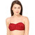 Miss Rose Transparent Strip Plain bra-Naghma-142-Maroon