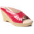 Msc WomenS-Red-Synthetic-Wedges (MSC-259-6207-Wedges-RED)