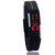 Stylish LED Digital Fashion Ultra Thin Designer Sports Black Watch for Men Women