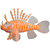 Aquarium decoration Plastic fish (Lion) moving type