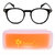 Estycal Full Rim Printed Oval Eyeglasses (2054BLK)