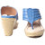Msc WomenS-Blue-Synthetic-Wedges (MSC-259-6201-Wedges-BLUE)