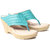 Msc WomenS-Green-Synthetic-Wedges (MSC-259-6201-Wedges-GREEN)