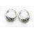 Silverwala Oxidised Silver Hoop Earring (BLPLSL0000000074)
