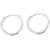 Silverwala Shinny Ring Silver Hoop Earring (BLP411)