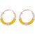 Silverwala Shinny Ring Silver Hoop Earring (BLP437A)