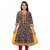 Jaypore Fashion Yellow Printed With  Strong embroidery Kurti