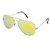 Agera Ag1004 Gold With Green Mirror Lens Aviator Sunglass