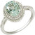 Shine Jewel 9x7mm Natural Blue Topaz Ring With 925 Sterling Silver Rin For Women